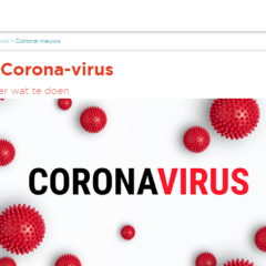 Corona Pagina Cliëntenweb